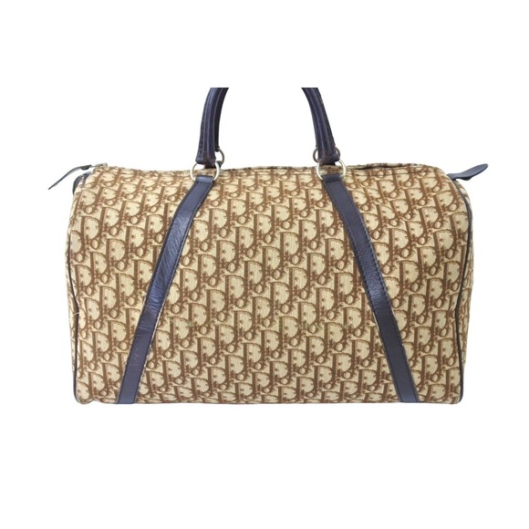 Dior Trotter Bag Brown  Beige Leather Christian Pattern - Picture 1 of 10
